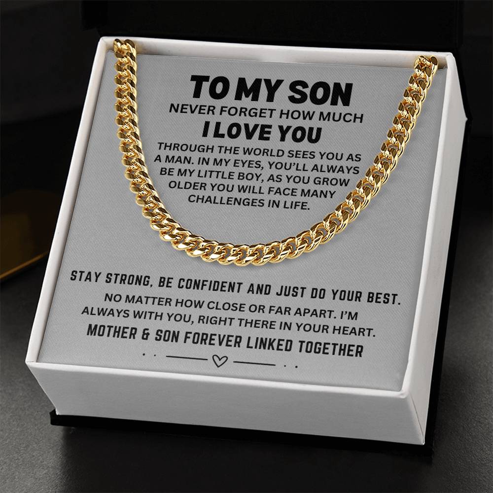 To My Son, Cubin Link Chain