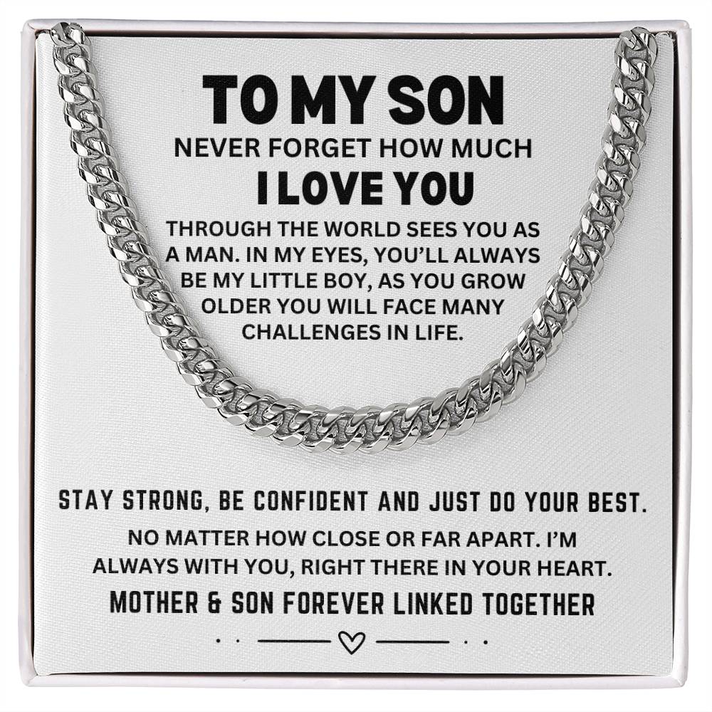 To My Son,  Cubin Linked Chain