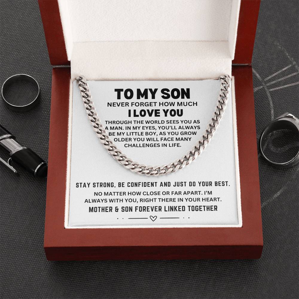 To My Son,  Cubin Linked Chain