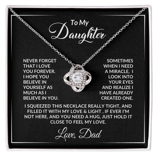 Love Knot Necklace, No Matter What I Love You