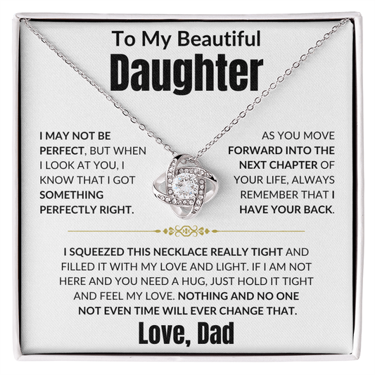 Love Knot Necklace, I Have Your Back