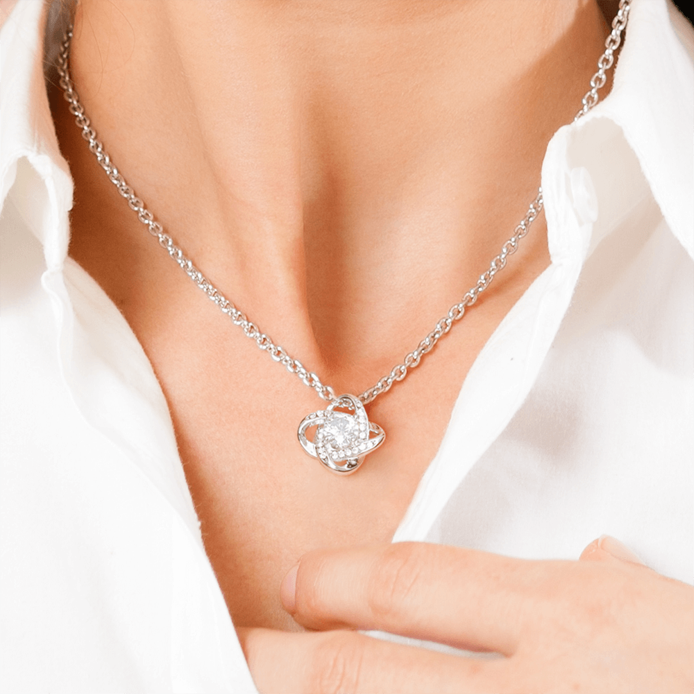 To My Wife, Love Knot Necklace