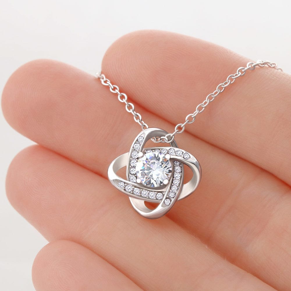 To My Beautiful Wife, Love Knot Necklace