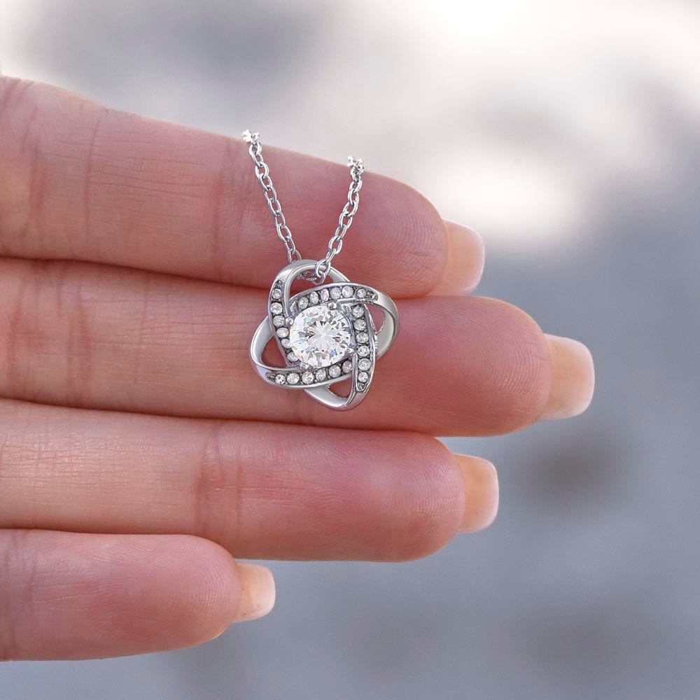 To My Daughter, Love Knot Necklace