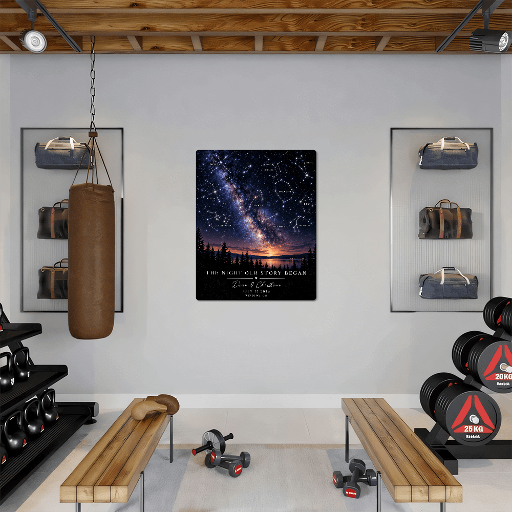 The Night Our Story Began, High Gloss Metal Art