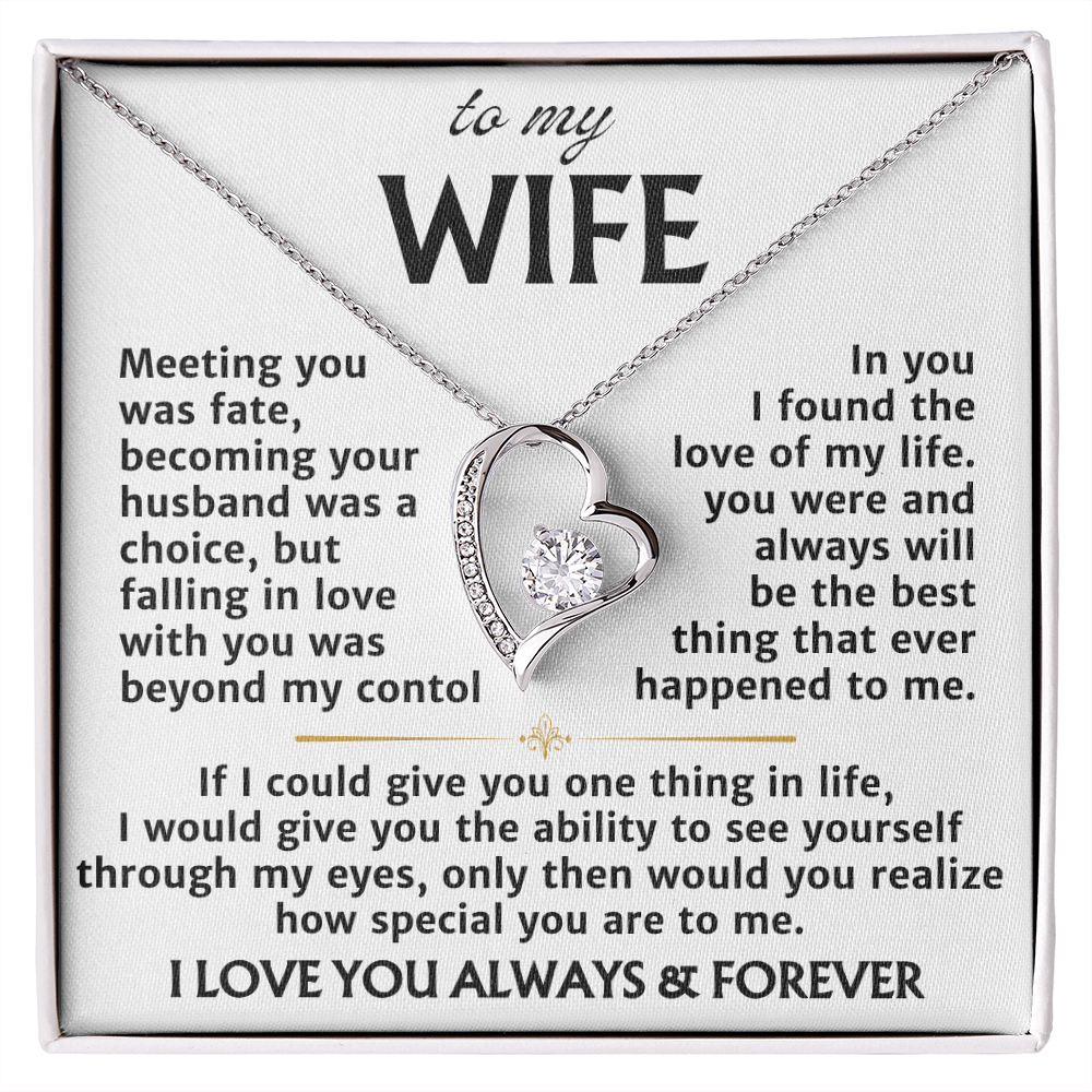 In You I Found My Love, Forever Love Necklace