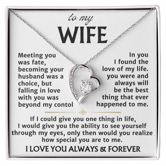 In You I Found My Love, Forever Love Necklace