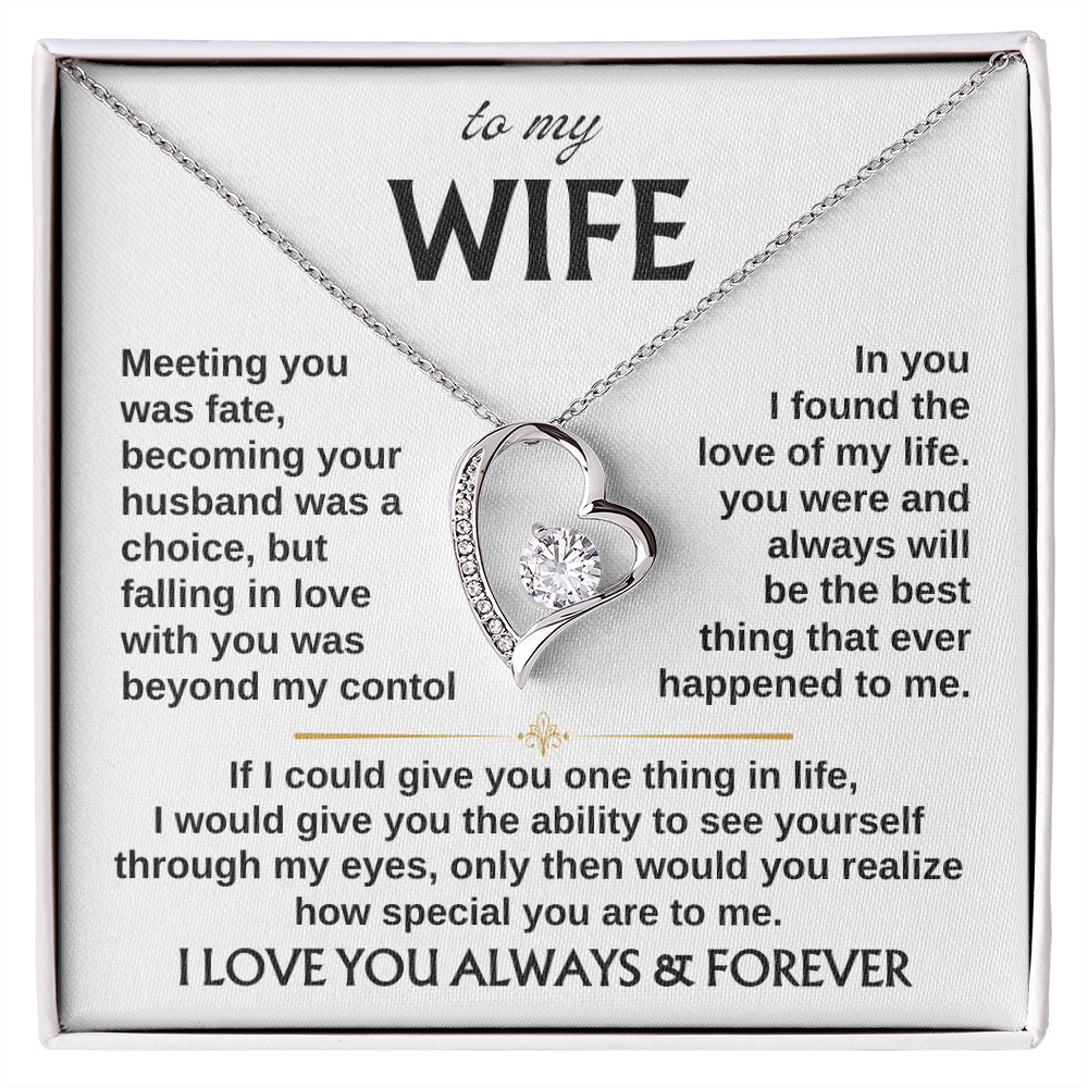 You Are The Best Thing, Forever Love Necklace