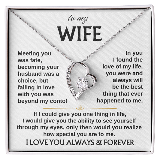 You Are The Best Thing, Forever Love Necklace