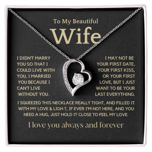 I May Not Be Your First Date, Forevever Love Necklace