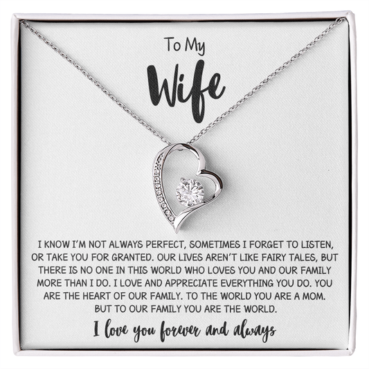Forever Love Necklace, You Are The World