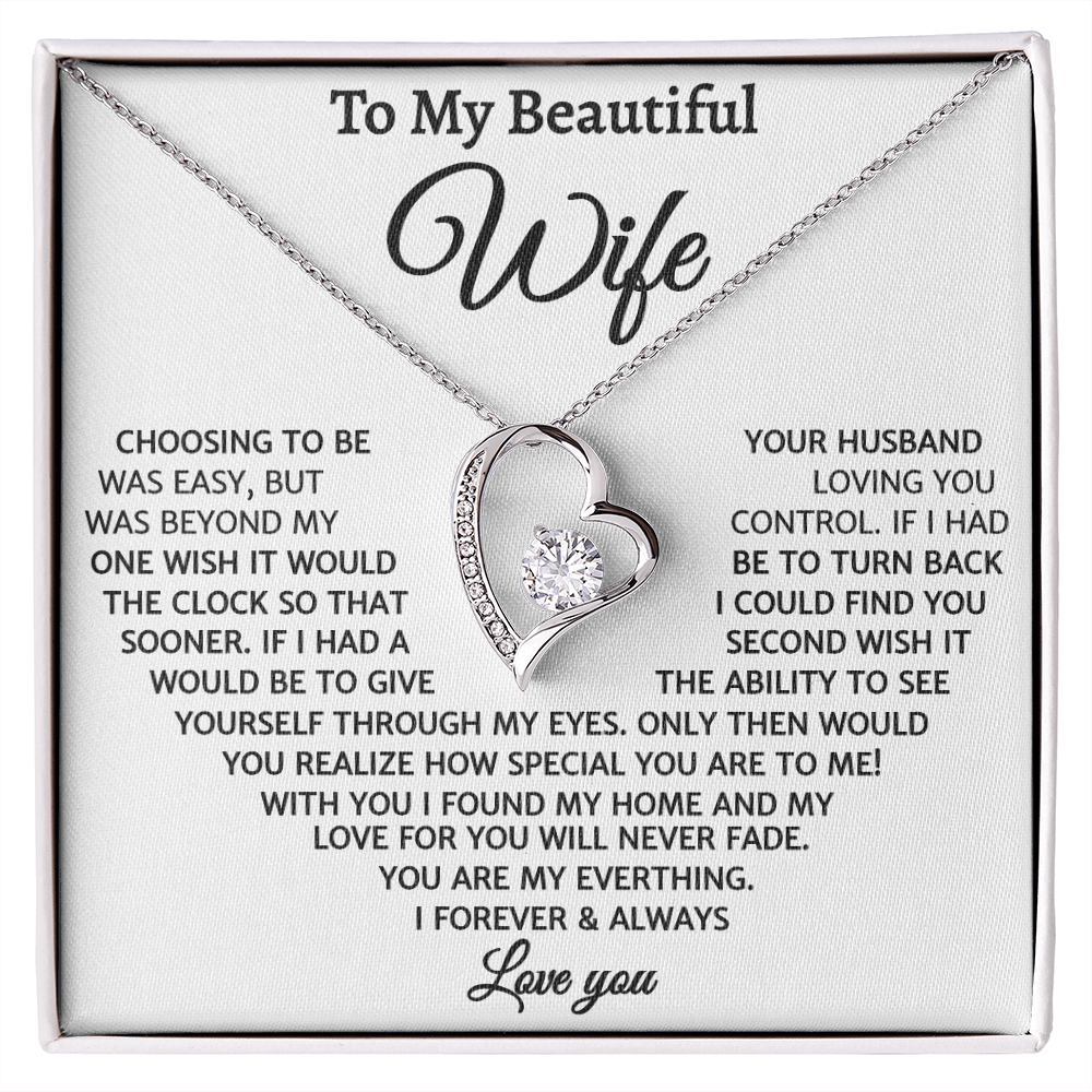 With You I Found My Home, Forever Love Necklace