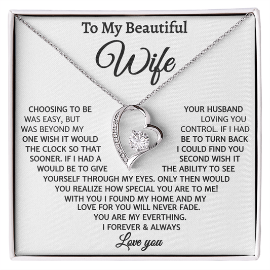 With You I Found My Home, Forever Love Necklace