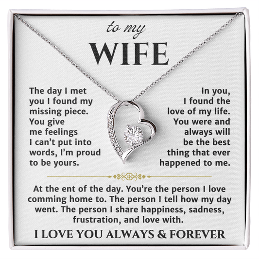 In You I Found My Love, Forever Love Necklace