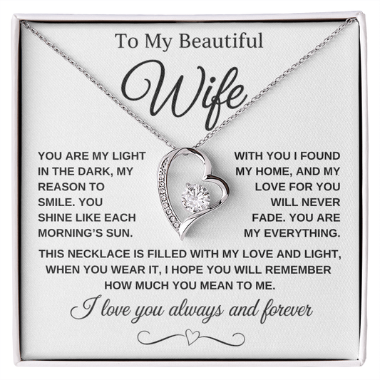 With You I Found My Home, Forever Love Necklace