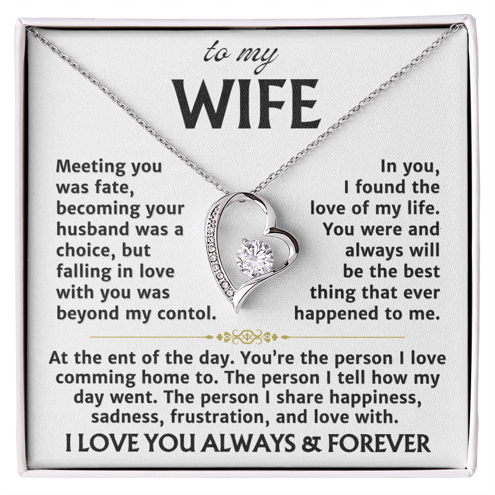 In You I Found My Love, Forever Love Necklace