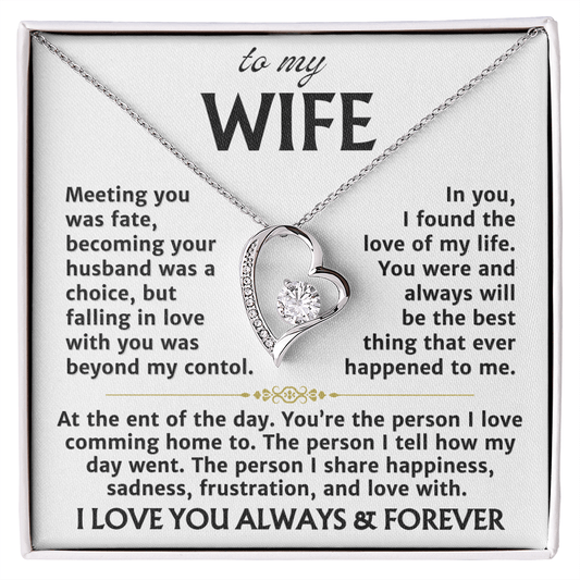 In You I Found My Love, Forever Love Necklace