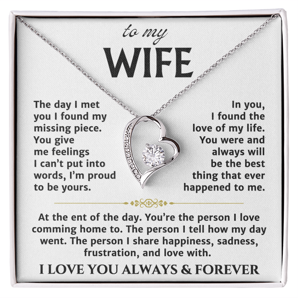 In You I Found My Love, Forever Love Necklace