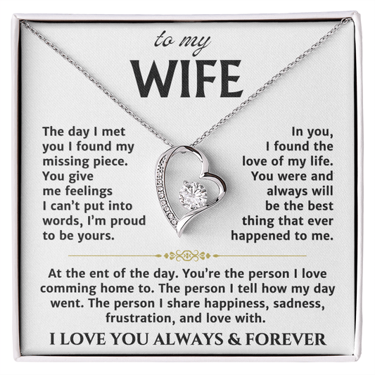 In You I Found My Love, Forever Love Necklace