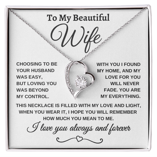 You Are My Everything, Forever Love Necklace