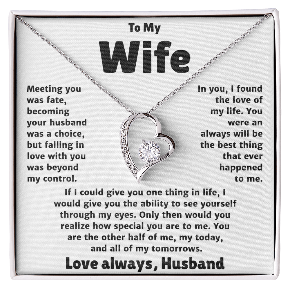 Meeting You Was Fate, Forever Love Necklace