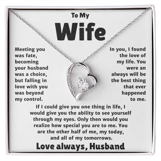 Meeting You Was Fate, Forever Love Necklace