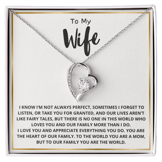 Forever Love Necklace, You Are The World