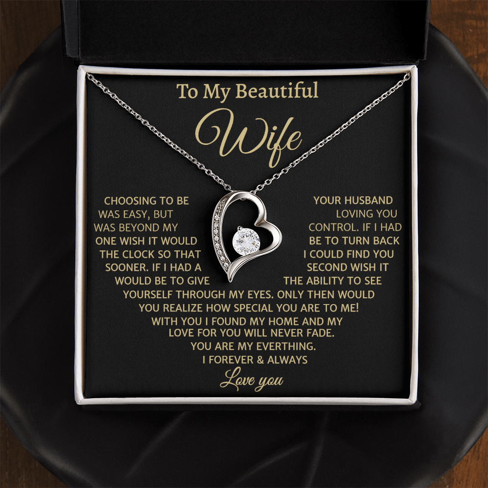 Loving You Was Beyond My Control, Forever Love Necklace