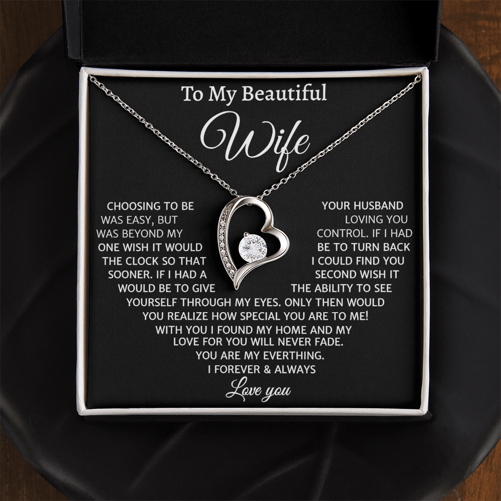 My Love For You Will Never Fade, Forever Love Necklace