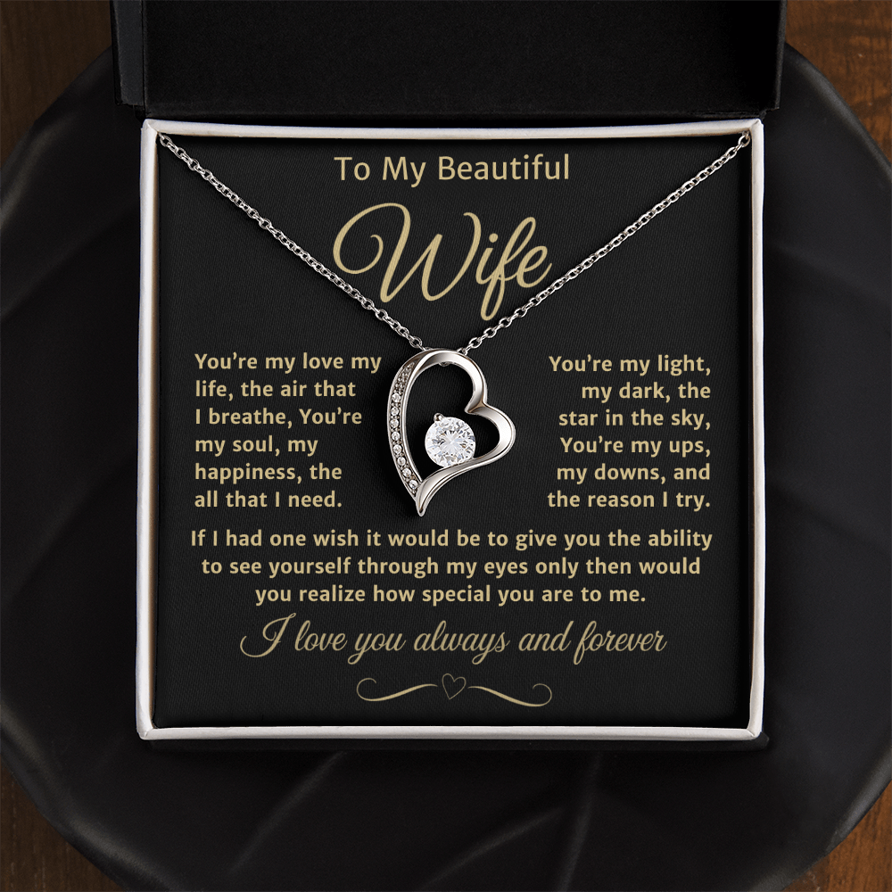 You Are My Love My Life... Forever Love Necklace
