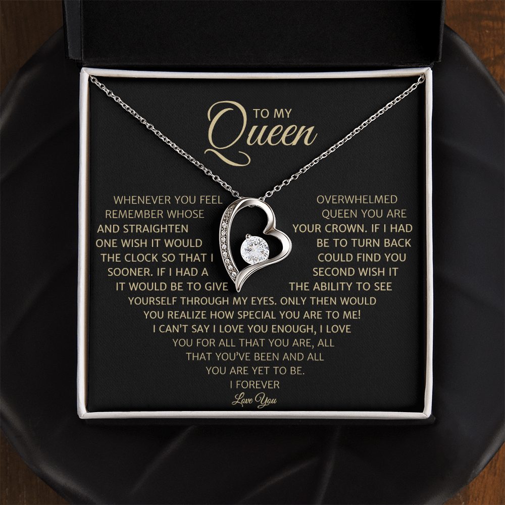 To My Queen, Forever Love Necklace