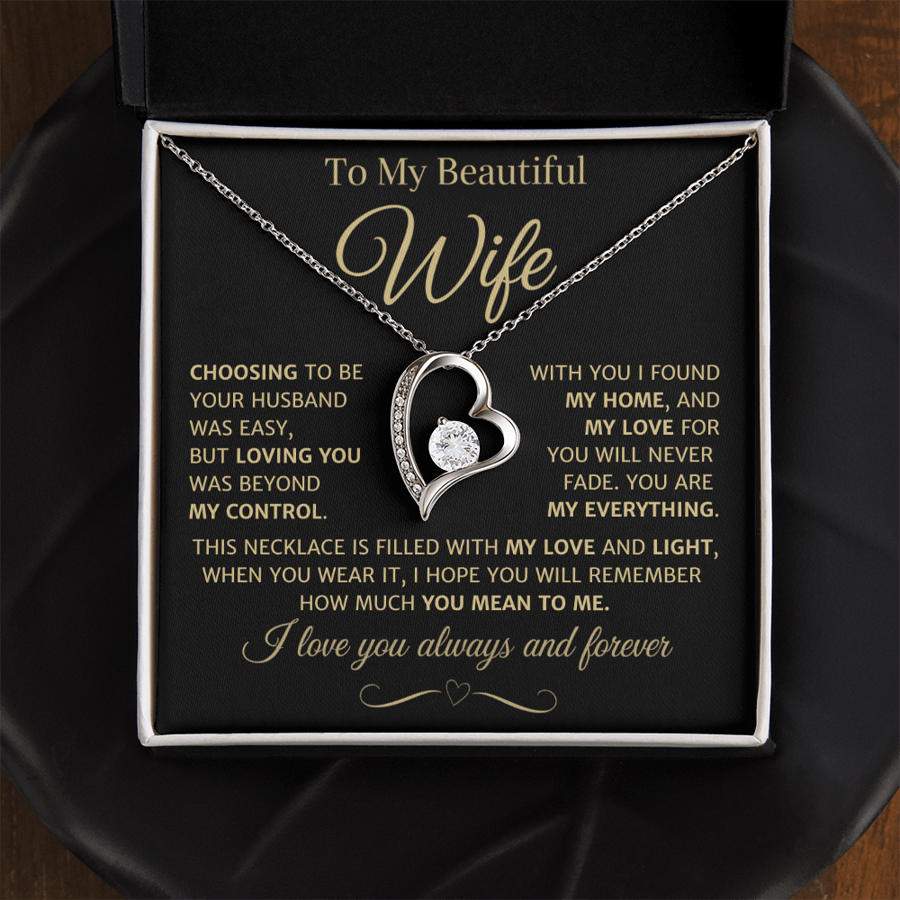 With you I Found My Home, Forever Love Necklace