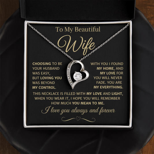 With you I Found My Home, Forever Love Necklace