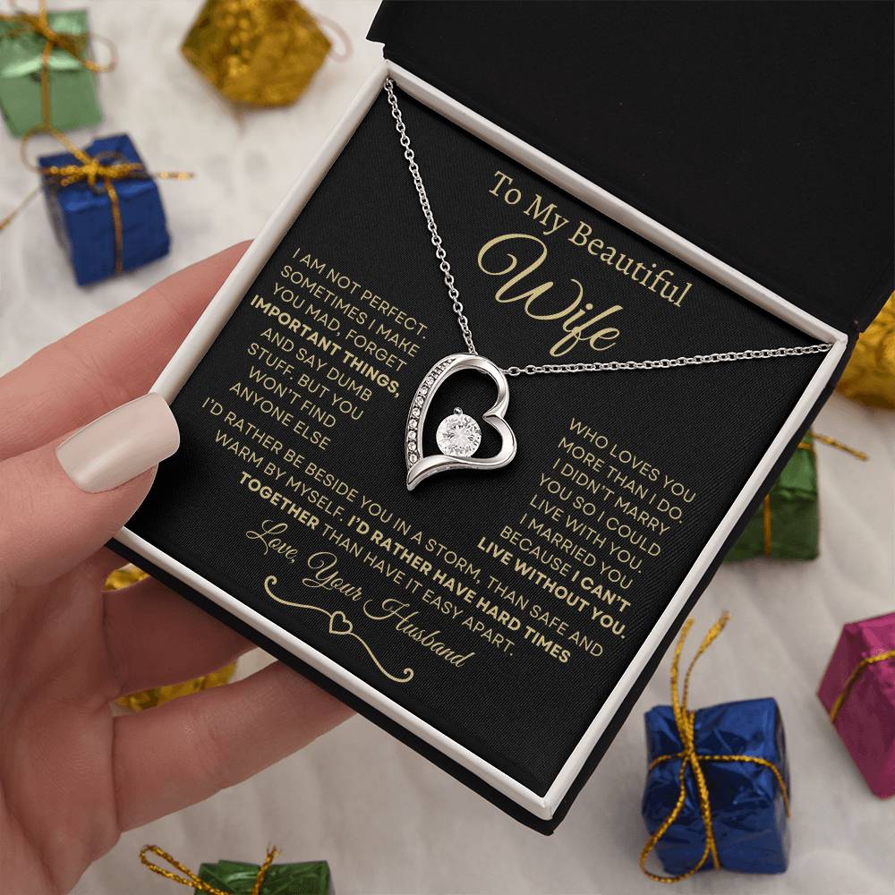Romantic Forever Love Necklace for Special Moments