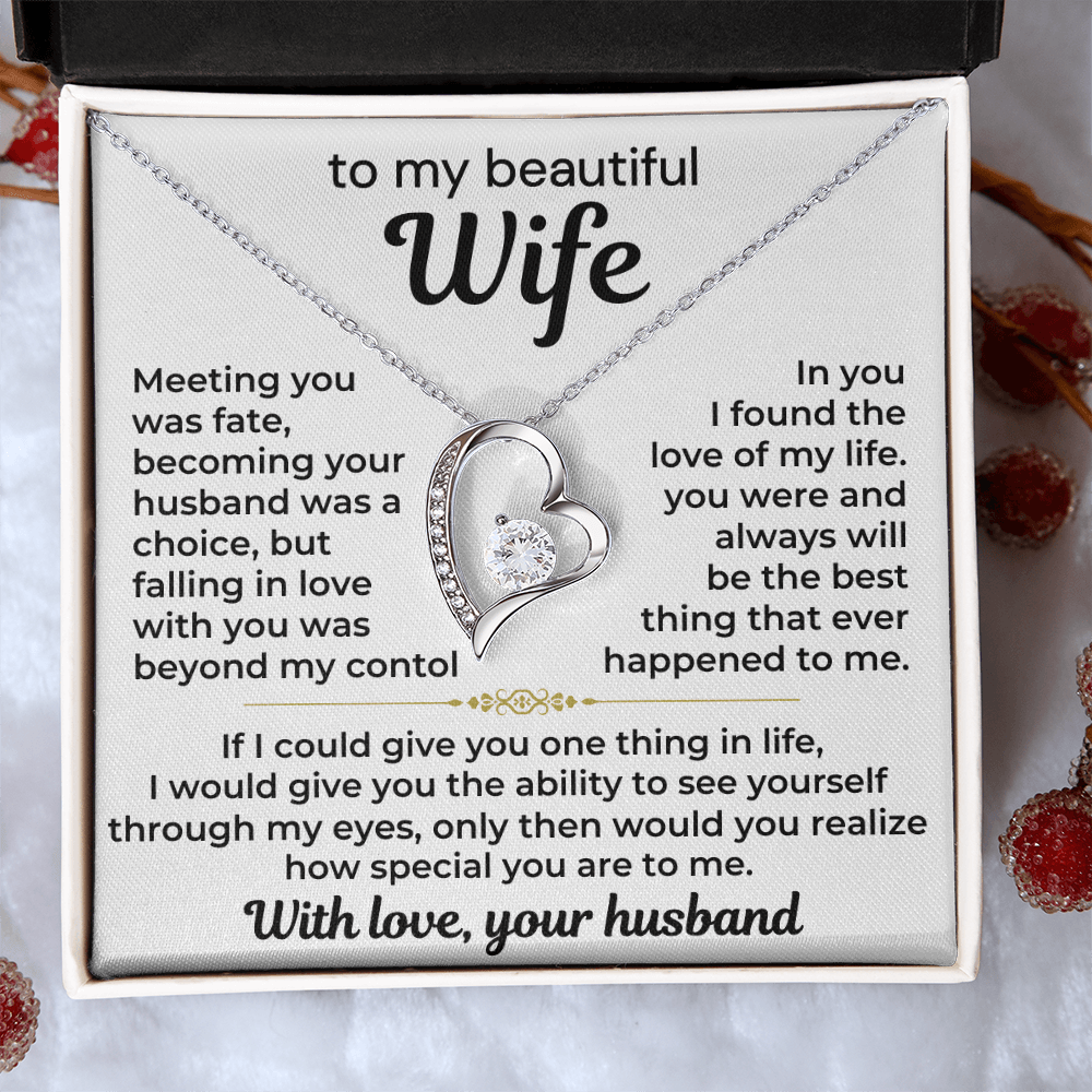 In You I Found The Love Of My Life, Forever Love Necklace
