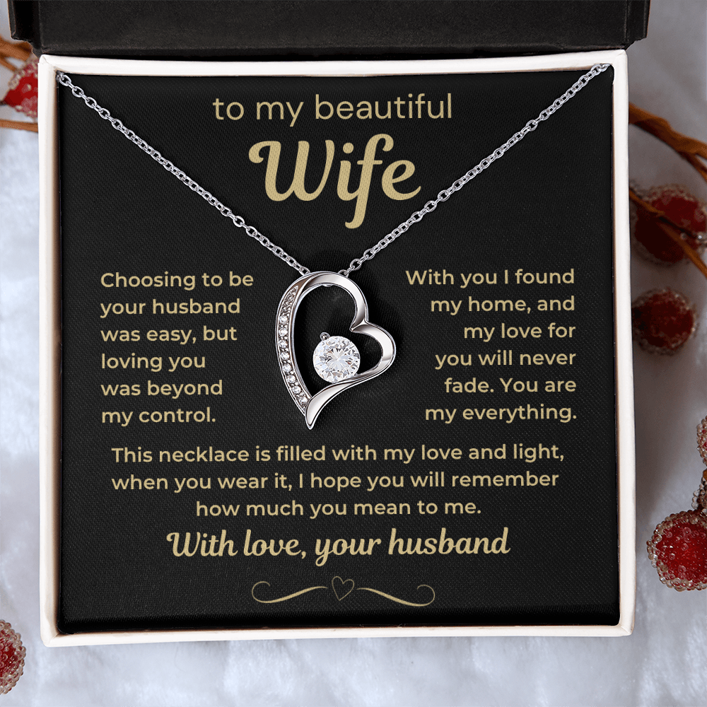 With You I Found My Home, Forever Love Necklace