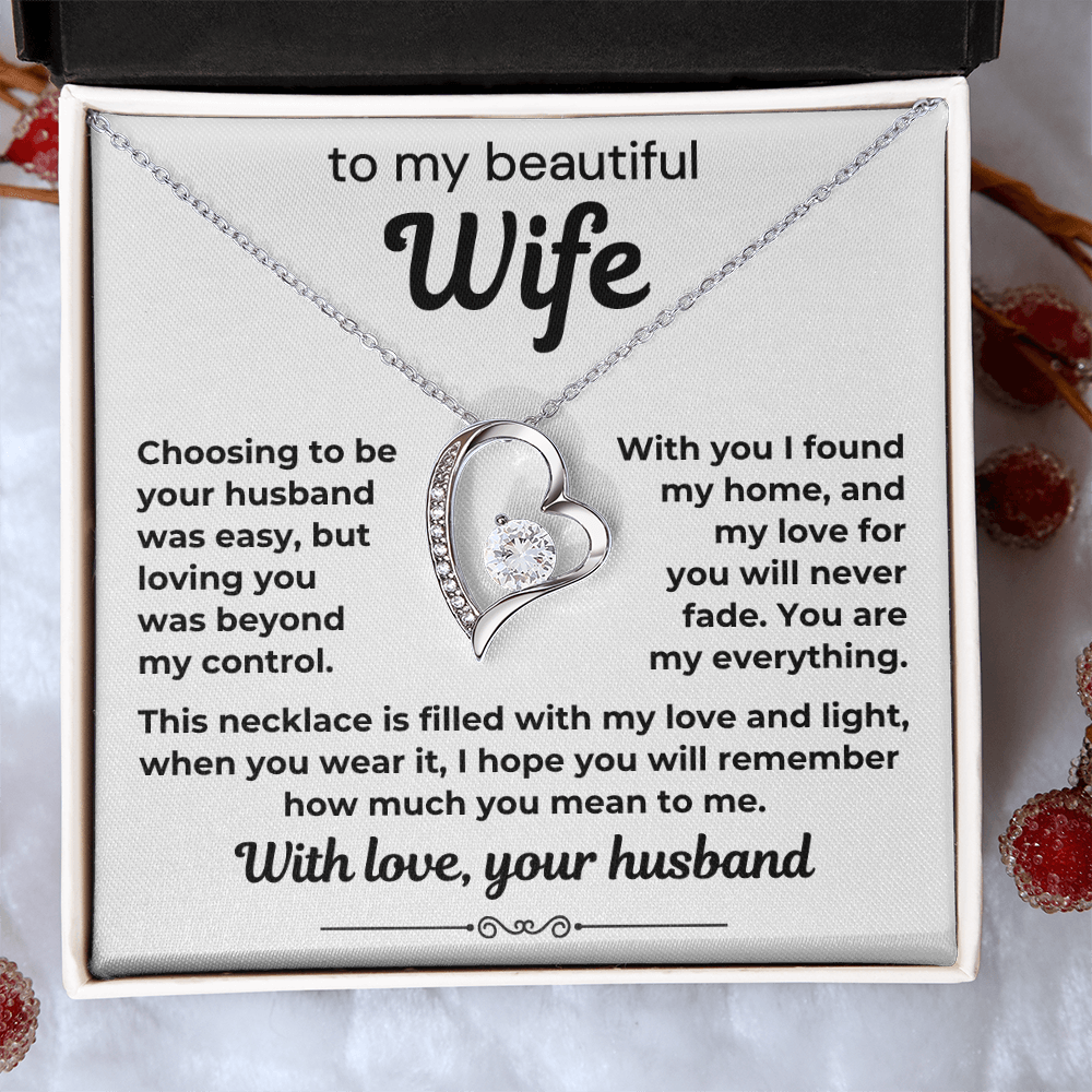With You I Found My Home, Forever Love Necklace
