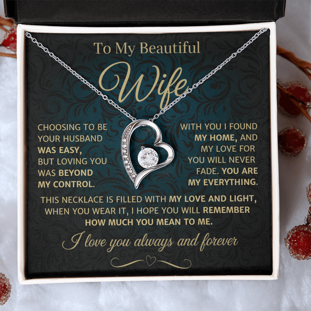 With You I Found My Home, Forever Love Necklace