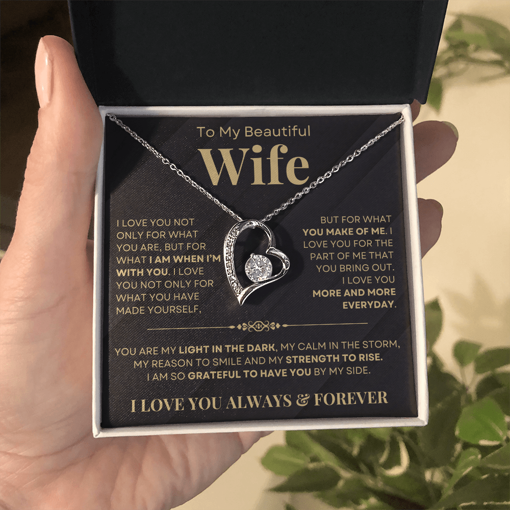 I Love You Not Only What You Are, Forever Love Necklace