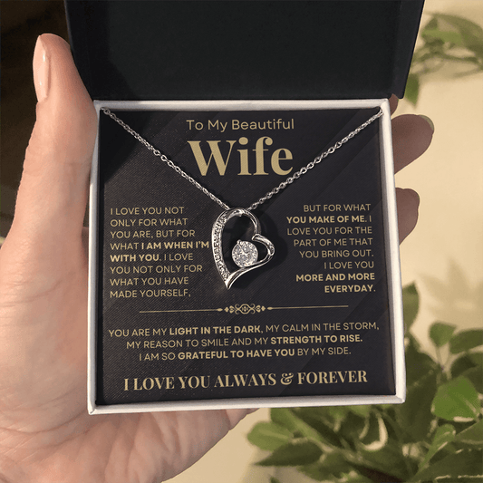 I Love You Not Only What You Are, Forever Love Necklace
