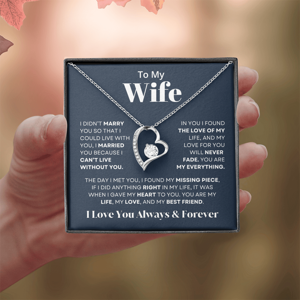 Romantic Forever Love Necklace for Special Moments