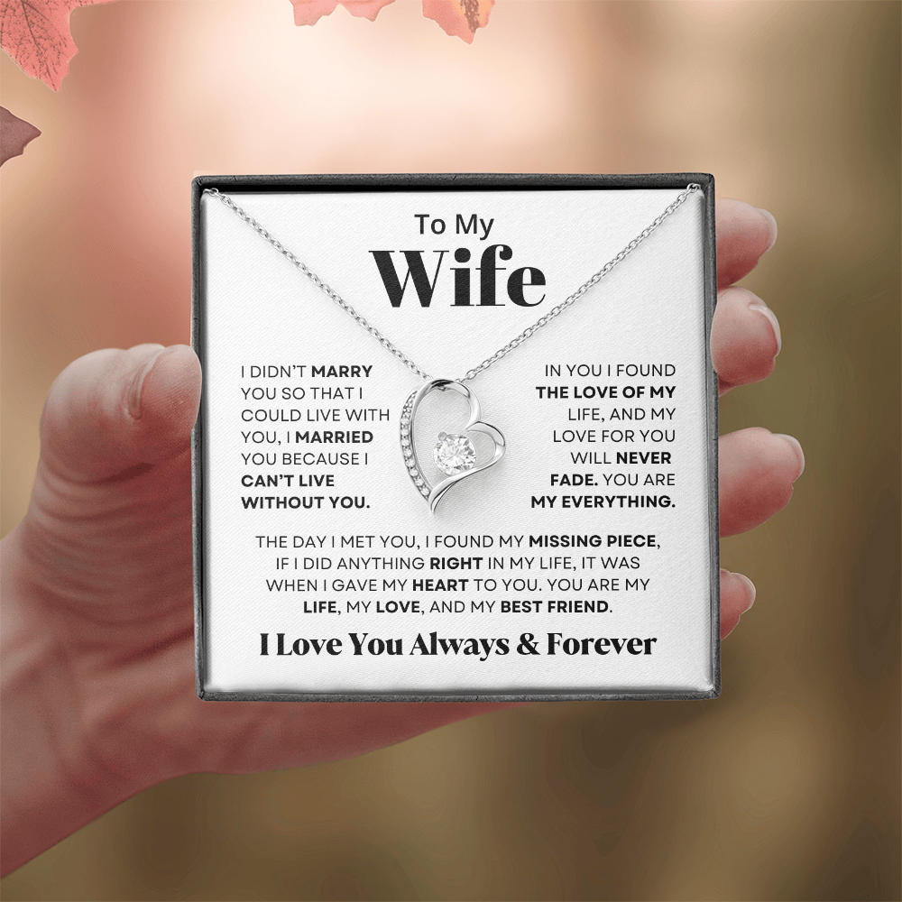Romantic Forever Love Necklace for Special Moments