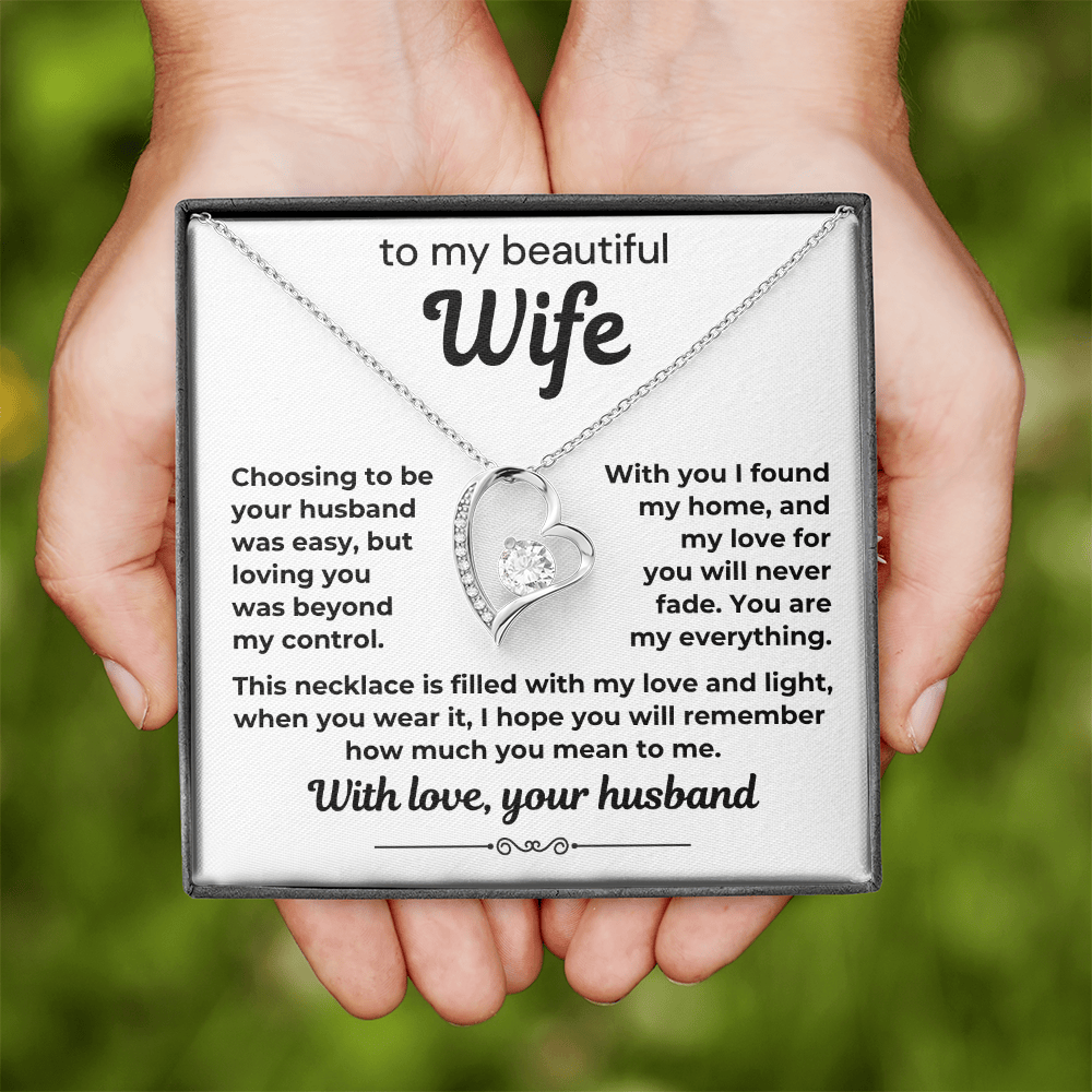 With You I Found My Home, Forever Love Necklace