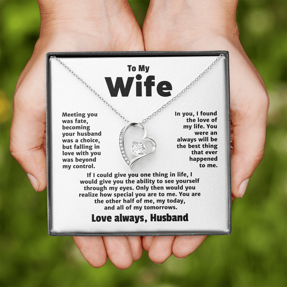 Meeting You Was Fate, Forever Love Necklace