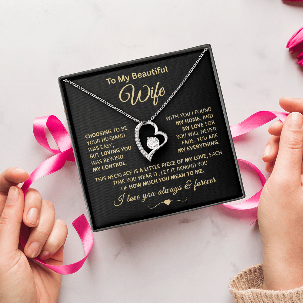 With You I Found My Home, Forever Love Necklace