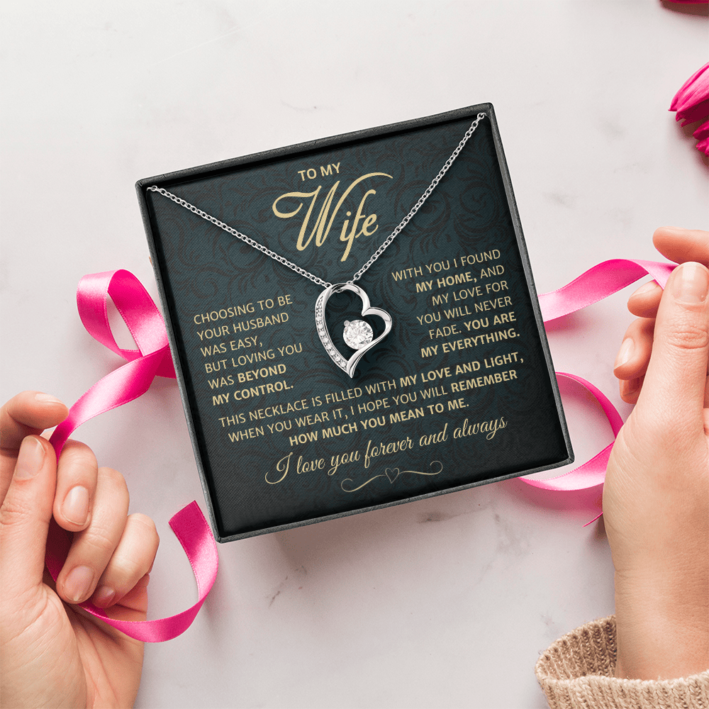 With You I Found My Home, Forever Love Necklace