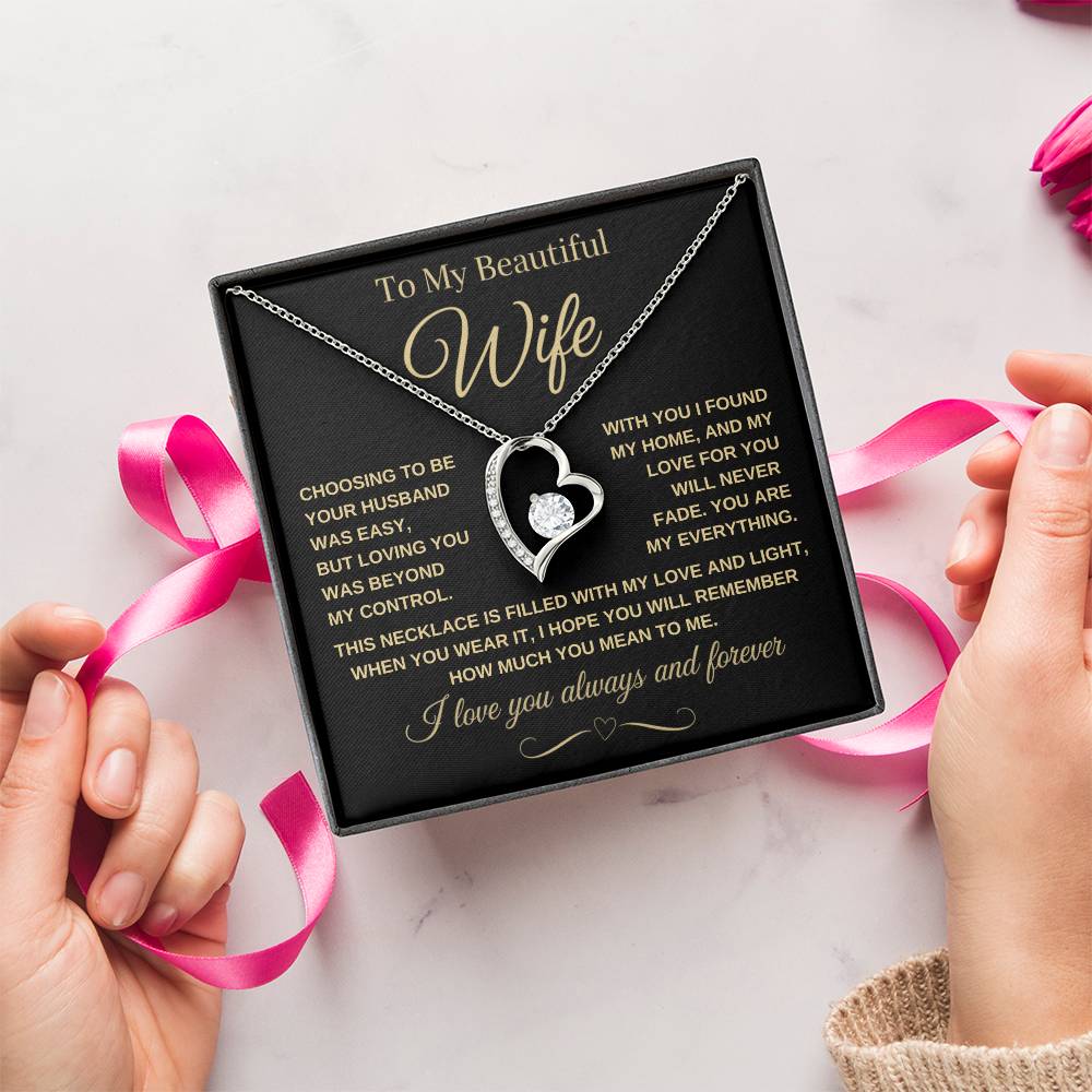 Forever Love Necklace, Priority Ship For Mother's Day