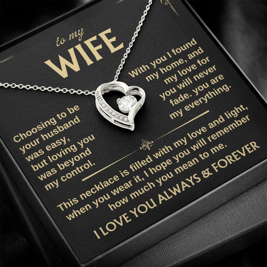 Romantic Forever Love Necklace for Special Moments
