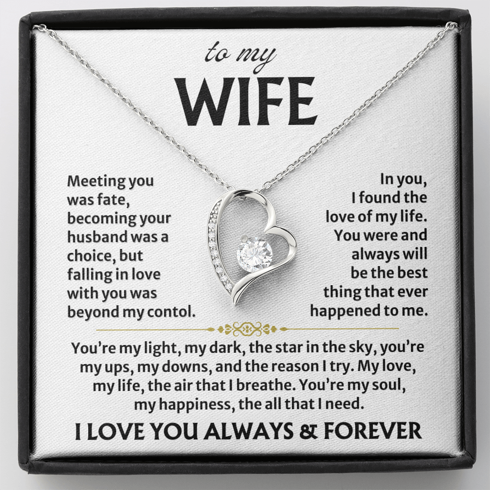 Romantic Forever Love Necklace for Special Moments