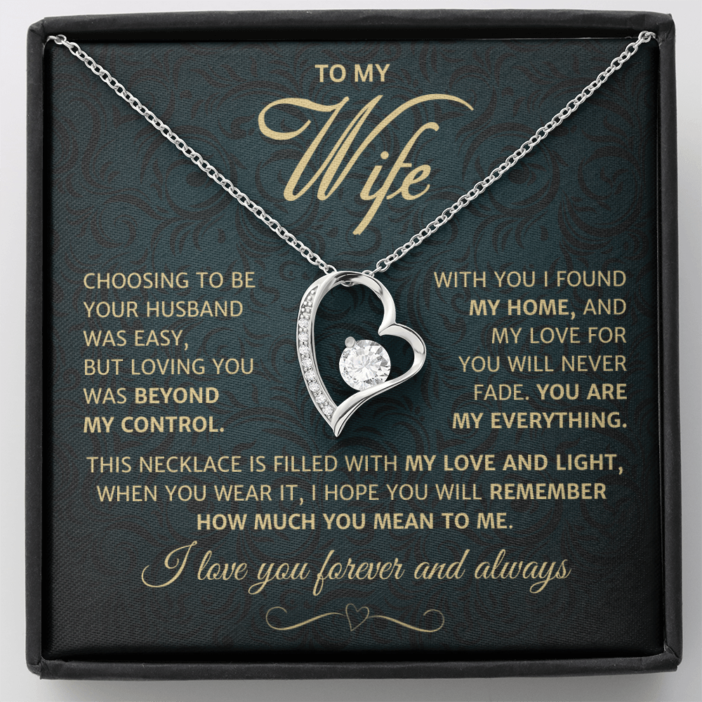 With You I Found My Home, Forever Love Necklace